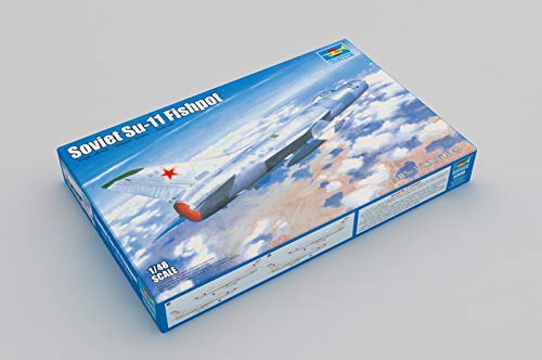 トランペッター 1/48 ソビエト空軍 Su-11 フィッシュポットC プラモデル(中古品)の通販は