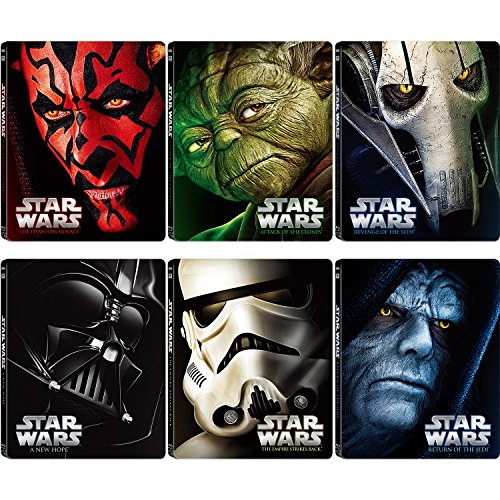スター・ウォーズ　サーガ　スチールブックセット（エピソード1〜6） [Blu-(中古品)の通販は 22,267円
