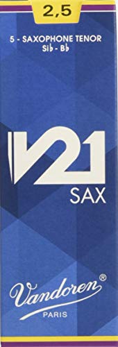 バンドーレン テナーサクソフォンリード V21 硬さ : 2-1/2 (5枚入り)(中古品)の通販は