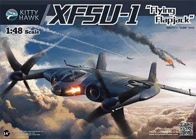 キティホークモデル 1/48 XF5U-1 フライング フラップジャック試作戦闘機 K(中古品)