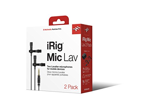 IK Multimedia iRig Mic Lav 2Pack 高声遣いラベリアマイク (いの一番マイクロホン)(中古品)