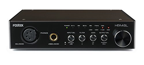 FOSTEX ヘッドホンアンプ D/A変換器内蔵 ハイレゾ対応 HP-A4BL(中古品)