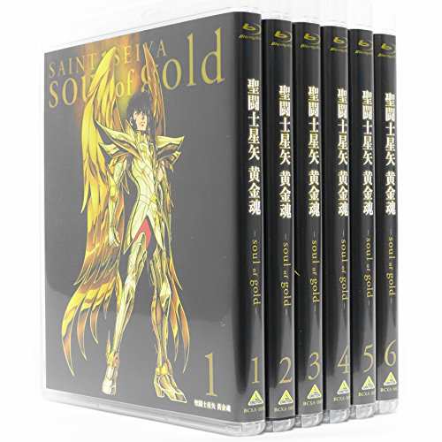 新品ケース交換済「聖闘士星矢 黄金魂-soul of gold- 」DVD6巻セ