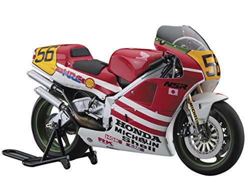ハセガワ バリバリ伝説 Honda NSR500 巨摩 郡 1/12スケール プラモデル SP3(中古品)