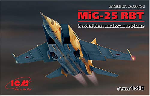 ICM 1/48 ミグ MiG-25 RBT 48901 プラモデル(中古品)