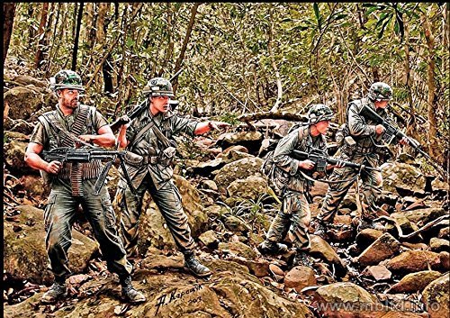JUNGLE PATROL, VIETNAM WAR SERIES 1/35 MASTER BOX 3595(中古品)