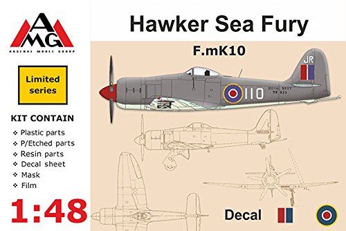 アーゼナル 1/48 シーフューリーF Mk.10 RAN プラモデル ASE48601(中古品) 11,791円