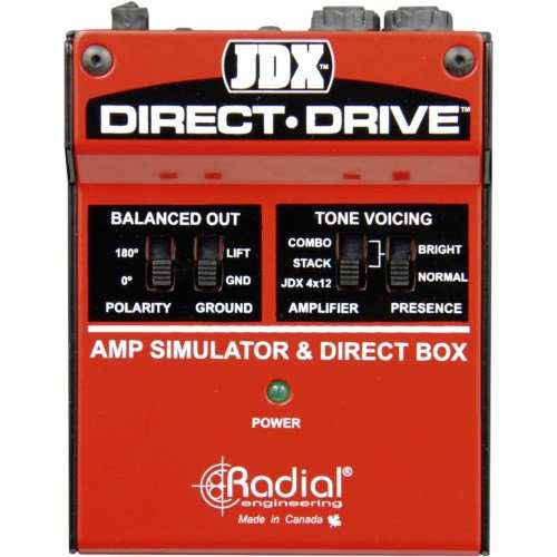 Radial JDX Direct-Drive - アクティブギターアンプダイレクトボックス(中古品)