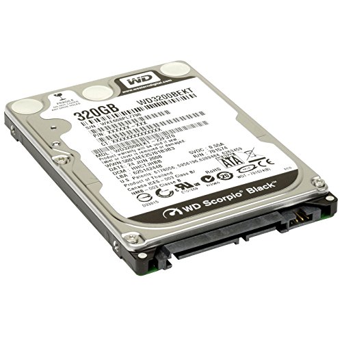Western Digital 2.5 インチ 内蔵 HDD320GB 7200rpm 16MB WD Scorpio WD320(中古品)