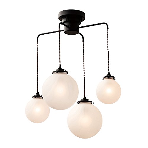 ペンダントライト 4灯 電球付属 Orelia(C) - オレリアC - 擦りガラス 6畳~8