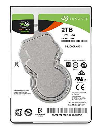 Seagate ST2000LX001 [2TB/2.5インチ内蔵SSHD] [7mm厚] FireCuda