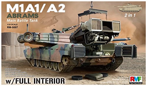 ライフィールド 1/35 アメリカ軍 M1A1/A2 エイブラムス with フルインテリ (中古品)