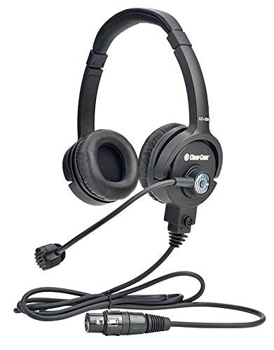 clear-com cc-220-x4?|ダブルon Ear 4ピンメスXLRマイクヘッドセット(中古品)