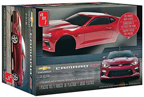 プラッツ AMT1020 1/25 2016 シェビー カマロSS フルディテールVer. 塗装済(中古品)