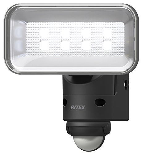 ムサシ RITEX LEDセンサーライト(5Wワイド) 「コンセント式」 防雨型 LED-A（中古品）
