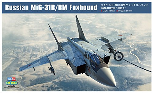 ホビーボス 1/48 エアクラフトシリーズ ロシア軍 MiG-31B/BM フォックスハ (中古品)の通販は 13,509円