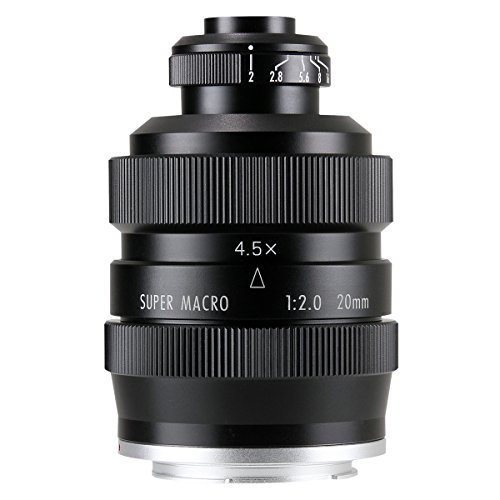中一光学(ZHONG YI OPITCS) FREEWALKER 20mm F2 SUPER MACRO 4-4.5:1 (ソニ(中古品)