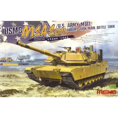 1/35 アメリカ海兵隊 M1A1 AIM/アメリカ陸軍 M1A1 TUSK エイブラムズ戦車 (中古品)