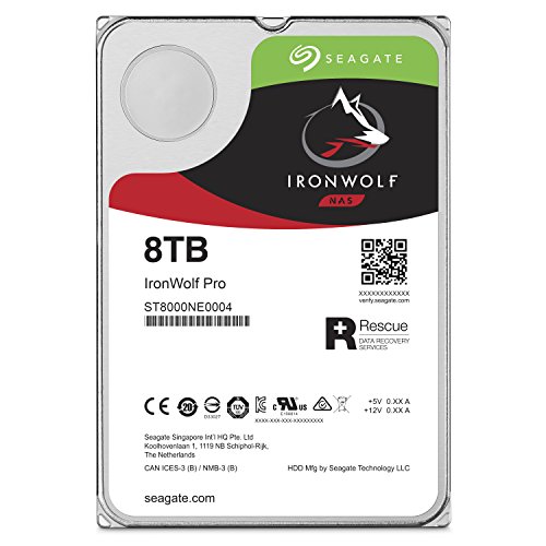 Seagate Bare Drives Seagate 8TB IronWolf Pro 7200RPM SATA 6Gb/s 256MB (中古品)