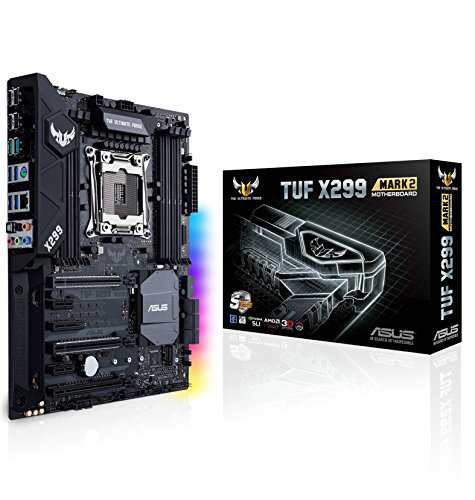 ASUS Intel X299 搭載 マザーボード LGA2066対応 TUF X299 MARK 2 【ATX】(中古品)