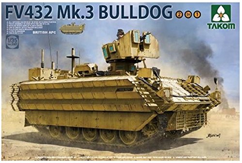 TAKOM 1/35 イギリス軍 FV432 Mk.3 ブルドッグ 装甲兵員輸送車 プラモデル (中古品)