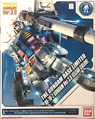 MG 1/100 ガンダムベース限定 RX-78-2 ガンダム Ver.3.0 [クリアカラー](中古品)の通販は 12,152円