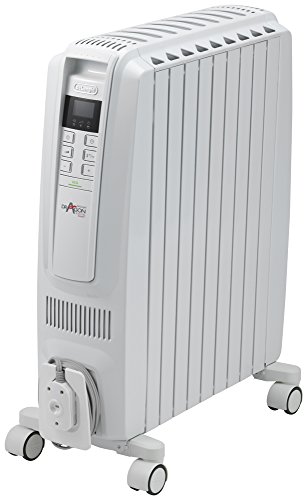 デロンギ(DeLonghi) オイルヒーター ピュアホワイト + ホワイト X字型フィ (中古品)