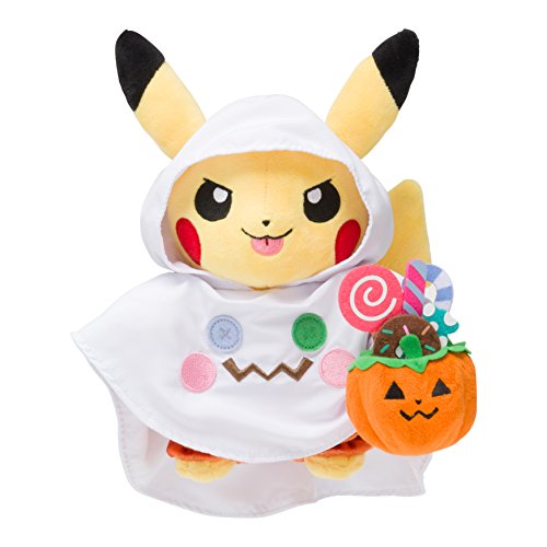 ポケモンセンターオリジナル ぬいぐるみ Pokemon Halloween Time ピカチュ (中古品)