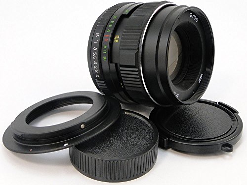 ヘリオス 44m-4 MC HELIOS 44m-4 Russian Lens Canon EF Mount 80D 6D 7D 5(中古品)