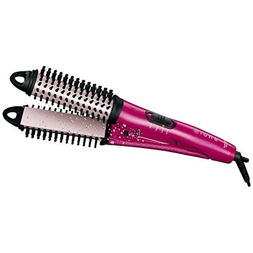 テスコム (TESCOM) ヘアアイロン ブラシタイプ ストレート &amp; 32mm 2WAY マ (中古品)