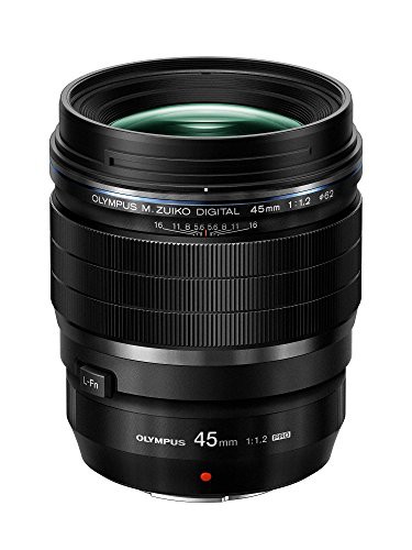 オリンパス M.Zuiko デジタル ED 45mm F1.2 PRO レンズ マイクロフォーサー(中古品)