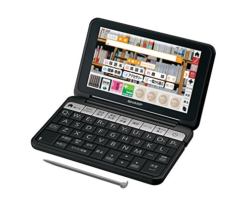 シャープ 電子辞書 Brain 生活・教養モデル 130コンテンツ収録 ブラック系 (中古品)
