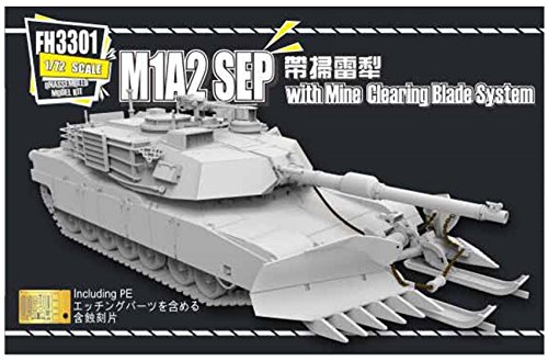フライホークモデル 1/72 アメリカ軍 主力戦車 M1A2 SEP マインプラウ プラ(中古品)
