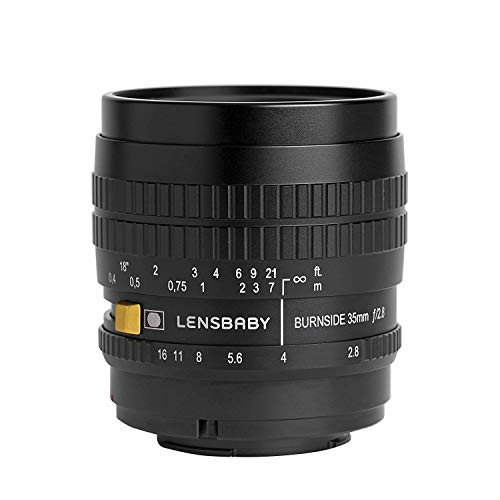 Lensbaby 単焦点レンズ Burnside 35 マイクロフォーサーズ用 フルサイズ対 (中古品)