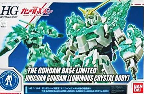 HGUC 1/144 ガンダムベース限定 ユニコーンガンダム(光の結晶体)(中古品)