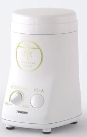 ツインバード：お茶ひき器 緑茶美採(ホワイト)/GS-4672W(中古品)