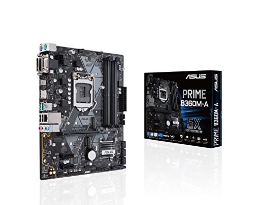 ASUS Intel B360 搭載 LGA1151 対応 マザーボード PRIME B360M-A 【MicroAT(中古品)