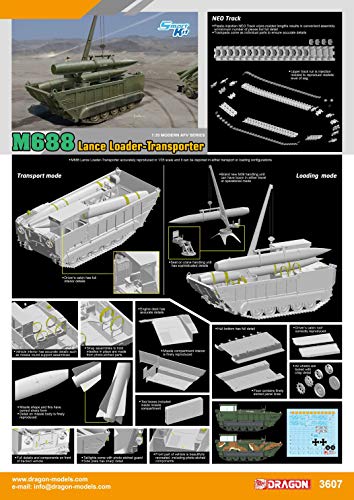 ドラゴン 1/35 アメリカ陸軍/西ドイツ陸軍 M688 ランスミサイルローダ 装填(中古品)