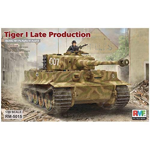 ライフィールドモデル 1/35 ドイツ軍 タイガー1 後期型 プラモデル RFM5015(中古品)