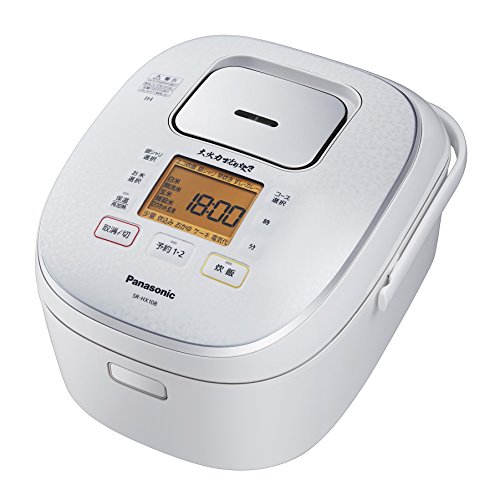 パナソニック 炊飯器 1升 IH式 大火力おどり炊き スノーホワイト SR-HX188-(中古品)