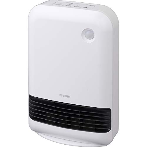 アイリスオーヤマ セラミックファンヒーター 人感センサー付き 1200W マイ (中古品)