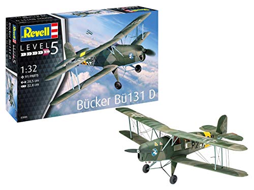 ドイルレベル 1/32 ドイツ軍 ビュッカー Bu-131ユングマン プラモデル 0388(中古品)