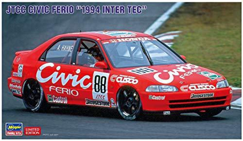 ハセガワ 1/24 JTCC シビック フェリオ 1994 インターTEC プラモデル 20385(中古品)
