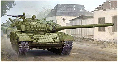 トランペッター 1/35 ソビエト軍 T-72AV 主力戦車 Mod.1985 プラモデル 095(中古品)