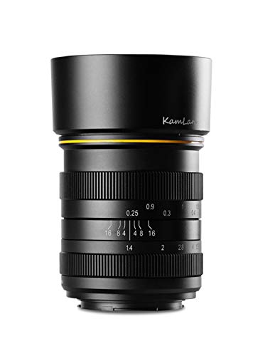 KAMLAN 交換レンズ 単焦点レンズ 28mm F1.4 キヤノン Mマウント用 APS-C (中古品)
