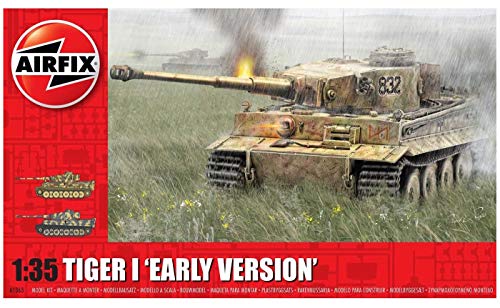 エアフィックス 1/35 ドイツ軍 重戦車 ティーガー1 初期型 プラモデル A136(中古品)