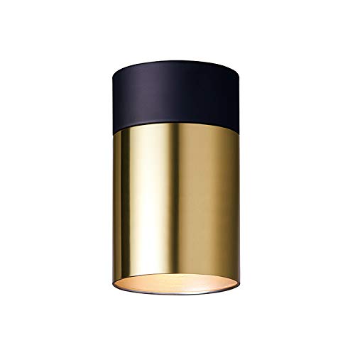 アートワークスタジオ/チューブダウンライト (L) (ブラック+ライトゴールド（中古品）