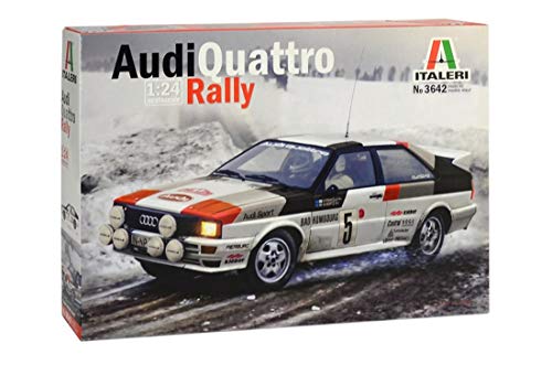 イタレリ 1/24 アウディ クワトロ 1981 モンテカルロラリー 日本語説明書付(中古品)