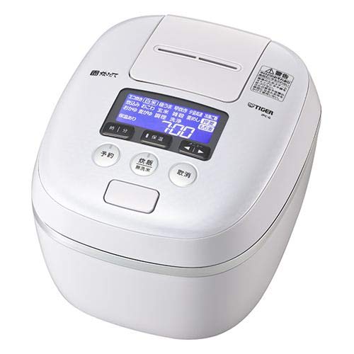 タイガー 圧力IH炊飯ジャー（5.5合炊き） エアリーホワイトTIGER 炊きたて (中古品)の通販は