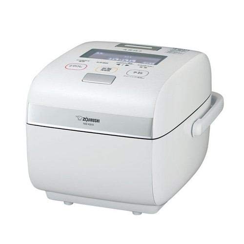 象印 圧力IH炊飯ジャー(5.5合炊き) 雪白 ZOJIRUSHI 炎舞炊き NW-KB10-WZ(中古品)